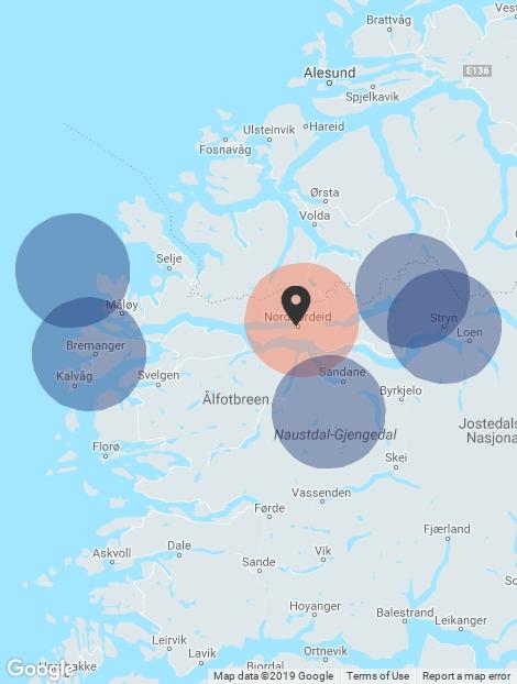 MARKED/KUNDEGRUNNLAG AMFI Nordfjord er et senter for alle - et familiesenter i sentrum av Norfjordeid, som er midt i Nordfjord. Primærmarked: Eid.