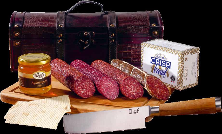 Produktnummer 1073 Kulinariske spekepølser Serrano spekepølse m/rødvin ca 300g Gourmet spekepølse m/akevitt ca 300g Provence spekepølse