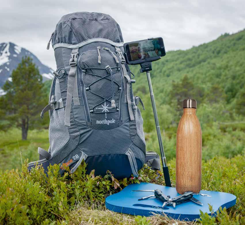 Produktnummer 4330 Tindane turpakke northpole Urban termos northpole selfiestick northpole Kollen sitteunderlag, blå Minikokebok - Mat på tur Pakket i Tindane ryggsekk Veil. 837,- Pakkepris kr.