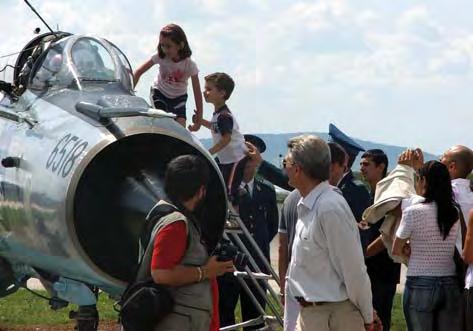 On that day, 29 th June 2007, the attendees saw the picture of a modern air base, with its state-of-theart infrastructure and professional staff any minute ready to accomplish NATO missions.