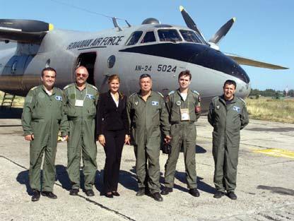 Chief Warrant Officer Dumitru Costica, an AN-30 aircraft photo-operator played the leading role of the second event.