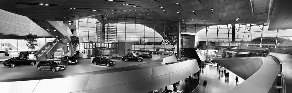 Automobilabholung in der BMW Welt in München. Erlebnis- und Auslieferungszentrum. Die BMW Welt ist das Erlebnis- und Auslieferungszentrum der Marke BMW.
