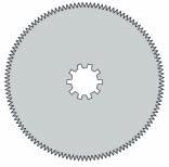 17E-060.50 Sägeblatt für normalen Gips 17E-060.50 Saw Blade for normal Plaster 17E-061.