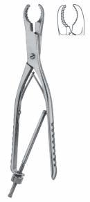 ULRICH 9-638 straight, with speed lock 190 mm 9-592 Semb 200 mm 9-594 Semb 200 mm with ratchet 9-596 Reposition Forceps for