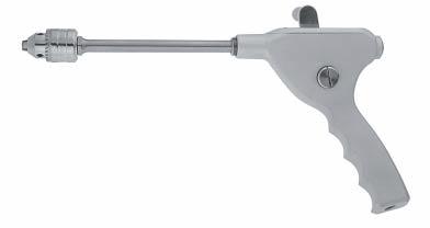 35 mm capacity This widely used hand drill has a two-to-one gear ratio to ensure accurate drilling.