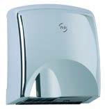 HAND DRYERS TORNADE HOT AIR REF 8 11 292 Tornade Automatic Chrome REF 8 11 251 / 8 11 252 Tornade Automatic ABS or Composite White ILLUMINATION OF THE DRYING ZONE -Hot - air --Suitable for intensive