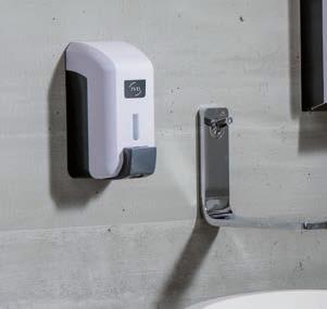 SOAP DISPENSERS AUTOMATIC SOAP DISPENSERS Automatic soap dispensers are becoming increasingly common in washrooms. They are more hygienic as no contact with the device is required.