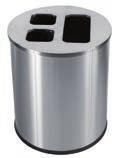 COMMON AREA BINS SORTING BIN 40 LITRES REF 8 99 1080 Sorting Bin Black Epoxy --Compact sorting solution (offices and bedrooms) --3 removable compartments of galvanized steel --Easy to empty -Stickers