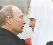 Erlöser-Kathedrale vom Stapel ließen, war kein Zufall. Denn Allianz für ein neues Russland: Präsident Putin und Patriarch Kirill I.