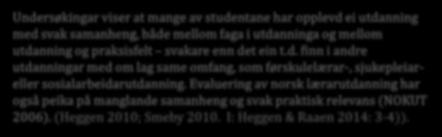 fagdidaktikk Spenninger i lærerutdanningen: Spenninger Disiplinfag/kunnskapsområder profesjon Skolefag/fagområder Praksis pedagogikkens praktiske side vitenskapsfag disiplinfag teori pedagogikkens