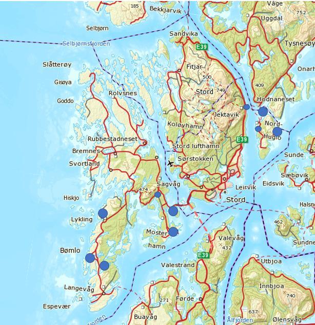 Besøkte lokaliteter Åtte hovedsteder ble plukket ut av foreningens lokale kjentmenn. På Bømlo besøkte vi: Moster, Berge, Holmesjøen, Lykling og Spyssøya.