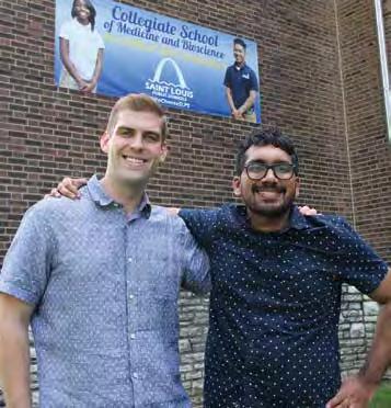 PHYSICIANS IN SERVICE Serving the Next Generation of Physicians SLU medical students tutor youth at STEM high school By Dominic DeMarco and Parth Joshi As medical students, we are preparing for