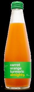 Carrot Orange Tumeric Juice 300ml Amlighty Carrot Orange Tumeric Juice 300ml ACO300 Almighty Guava Lime Basil