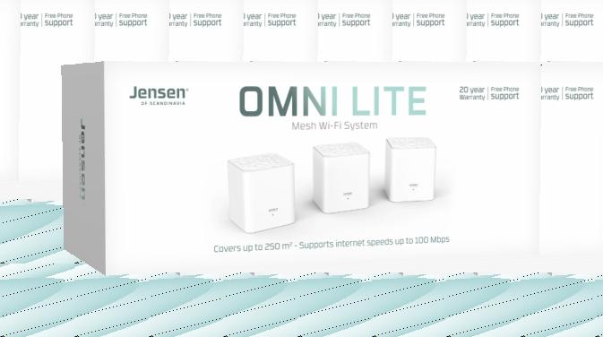 Omni Lite Dekker inntil 250m2 og støtter internetthastighet inntil 100Mbps (100Mbps WAN og port) Omni Dekker inntil 550m2 og støtter internetthastighet inntil 1000Mbps(*) (1000Mbps WAN og