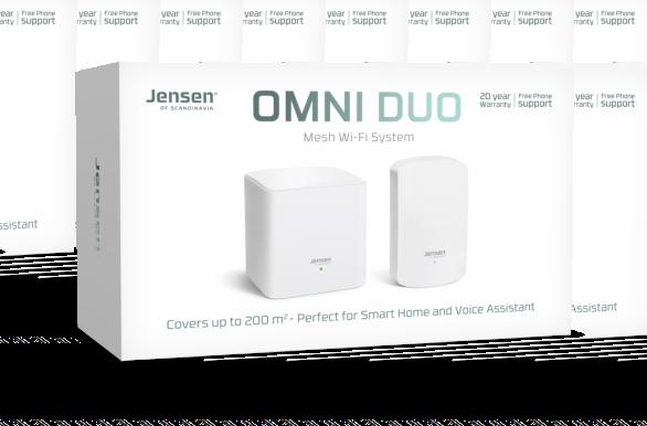 * Trådløs hastighet inntil 350-400Mbps (avhenger av type nettverkskort og forhold) Omni single pack Enkeltpakke med Omni for utvidelse av et eksisterende Omni system, eller fungerer også