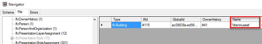 ifc Tillatt karaktérsett for filnavn er begrenset til bokstavene a z og A Z, tallene 0 9, og understrekingskarakteren (_). Mellomrom (SPACE) og andre karakterer skal IKKE brukes.