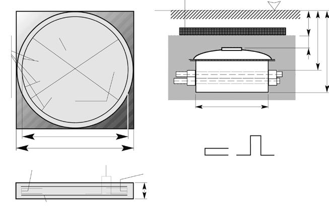 Betong dekkplate til fordelingskammere Prinsippskisse for montering av dekkplate CPX 1.