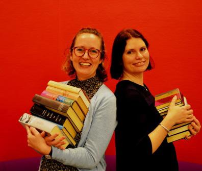 Bokfinkene er Ingvill Solberg og Nina Egge som begge jobber i bibliotek og er lidenskaplig opptatte av litteratur. Inngang kr. 100.- inkl kaffe og biteti Tirsdag 26. mars kl. 11.00-13.