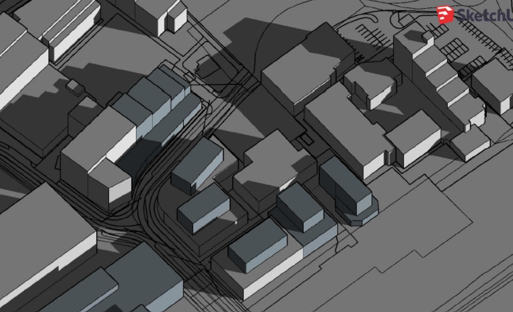 krav til lys i oppholdsrom. Videre vil planlagt bebyggelse i stor grad skyggelegge framtidig planlagt torg nord for Torvgada 3 og 5.