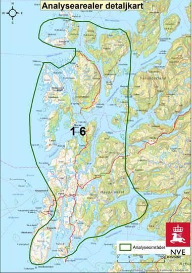 Analyseområde 16: - Husnes Åsgardvika. o Ligg rett ved turstien til Bjellandsneset. Her ligg blant anna «Storarøysa» som er gravhaugar- mest truleg frå Bronsealderen.