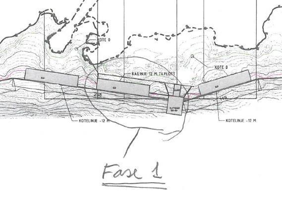 03.2. Byggeområder I områdereguleringsplanen som ble vedtatt i 2013 er det meste av øya regulert til forretning / kontor / industri.