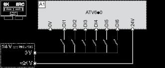 Switch Set to SK (Sink) Position Using the Output Power