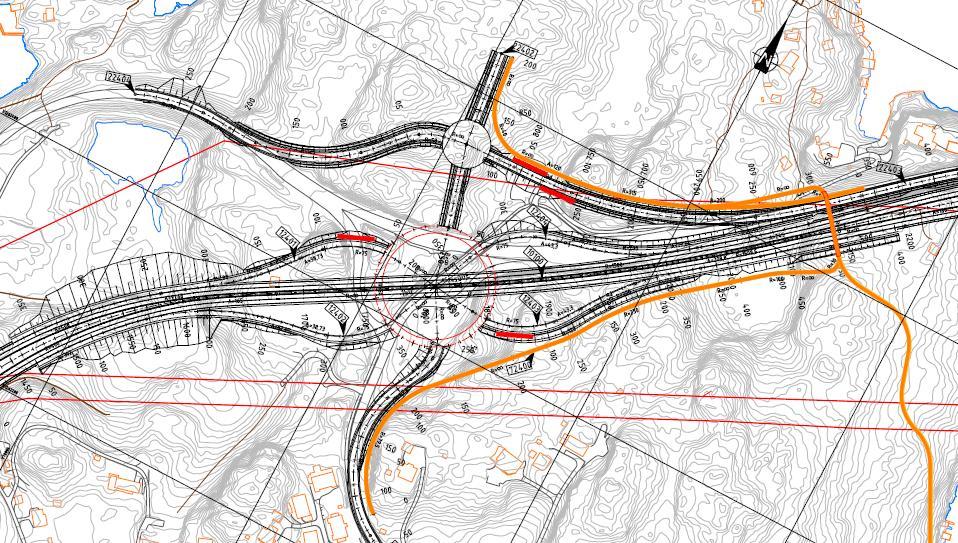 6.8.14 Anleggs-/gjennomføringsfase Lokale faseomlegginger, lokalveg Bildøy-Straume må være hovedtrafikkåre i byggeperioden for nytt kryss Bildøy.