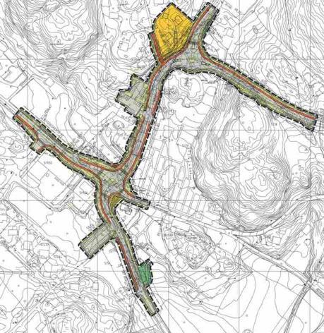 Reguleringsplan for Solåsen (2003) og endring (2011).