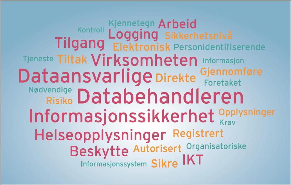 Mangelfull regulering av IKT-sikkerhet Regelverket adresserer sikring av informasjon, konfidensialitet IKT-sikkerhet er