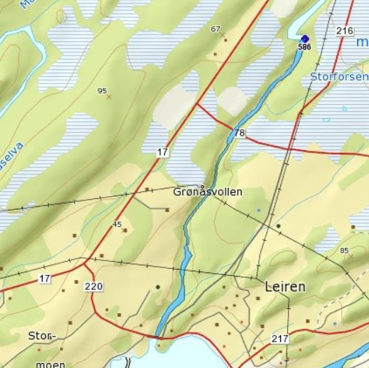 4.18 Ranaelva (156.Z) Elva ble undersøkt 4/1 av seks drivtellere, som ved 5 m sikt ga god oversikt over elvetverrsnittet.