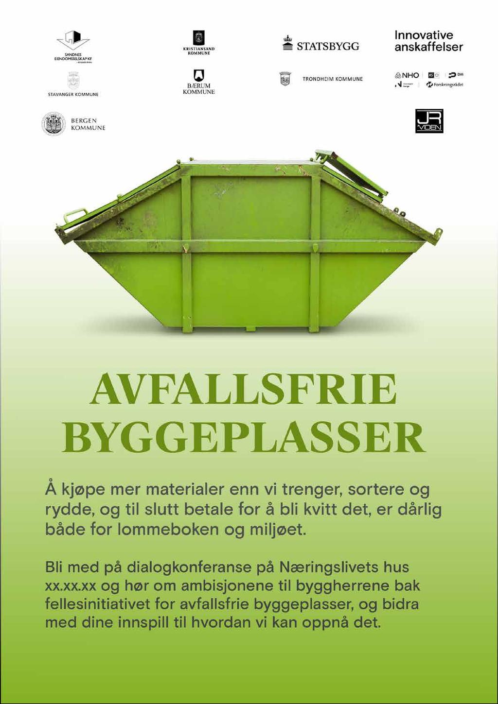 Plakat for dialogkonferansen Kan brukes som teaser til