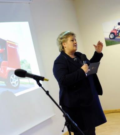 Posten og Bring er med på å skape grønne arbeidsplasser Offisielle åpningen av den nye bilfabrikken til Loyds i Kampenes næringspark i Sarpsborg.