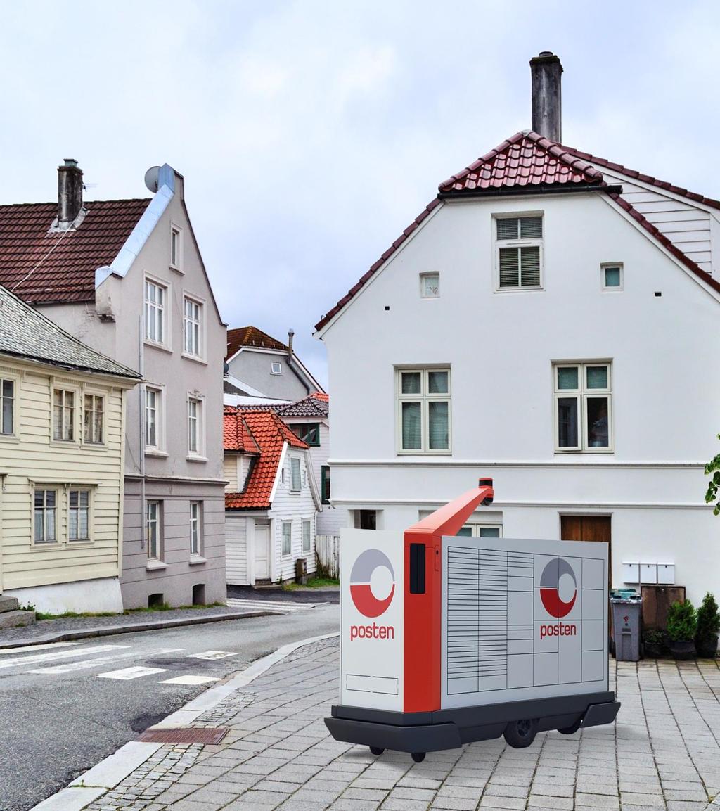 Posten og Bring utvikler selvkjørende brev- og pakkerobot Posten Norge har inngått avtale med Buddy Mobility om å utvikle verdens første selvkjørende brev- og pakkerobot.