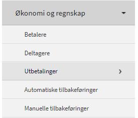 Økonomi og regnskap Utbetalingsrapport: Som det vil stå i vår FAQ (senere i dokumentet), vil dine deltagere kunne velge å betale med Visa, MasterCard eller VIPPS.