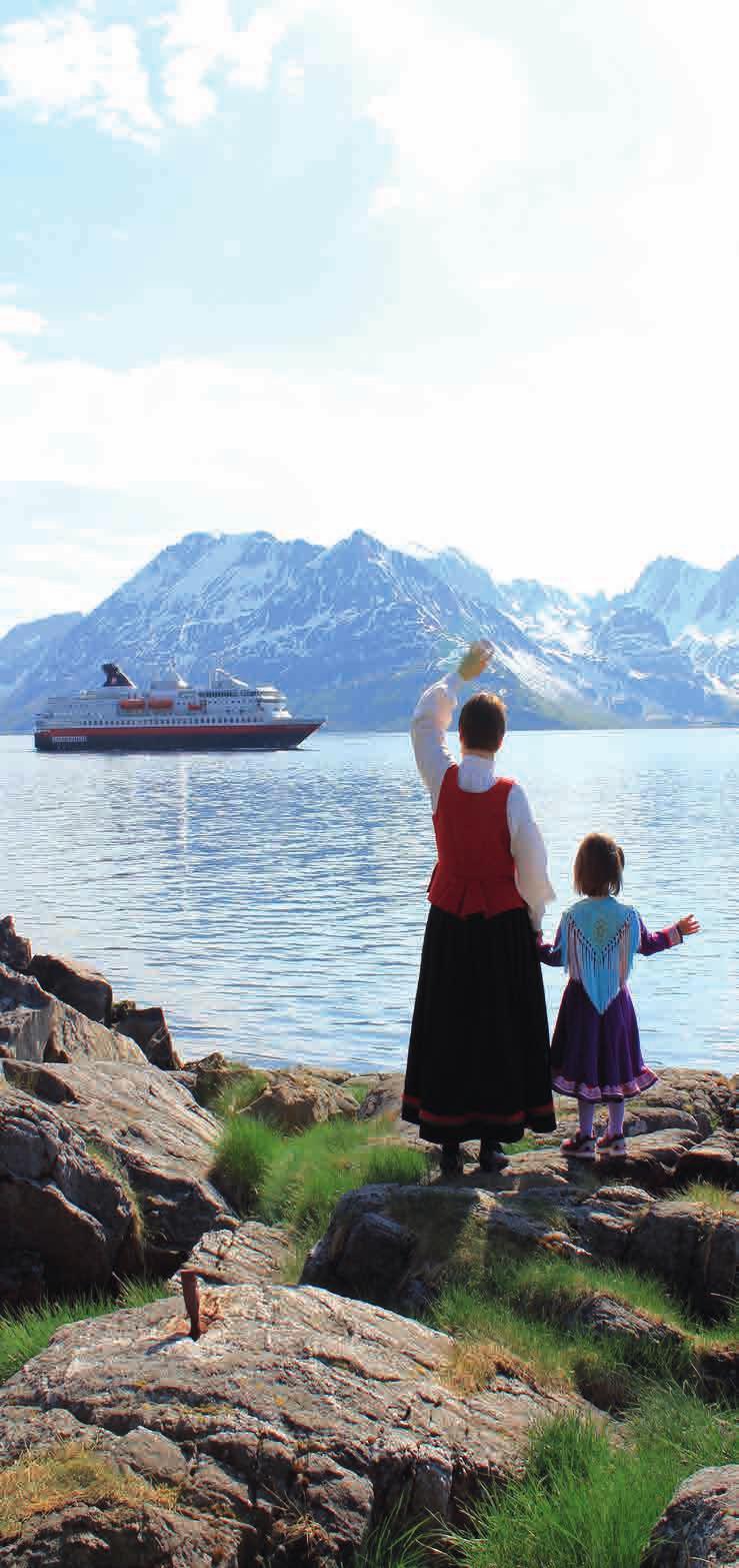 Hurtigruten og bærekraft TRYM IVAR BERGSMO / HURTIGRUTEN AGURTXANE CONCELLON / HURTIGRUTEN REIDUN RASMUSSEN / HURTIGRUTEN Det å være en verdensleder innen