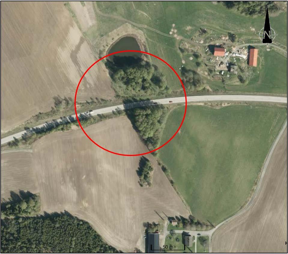 Fv.170 Heia-Mork Geoteknisk datarapport multiconsult.no 3 Grunnundersøkelser har ca. kote +158 og antatt berg på ca. 0,5 meters dyp.