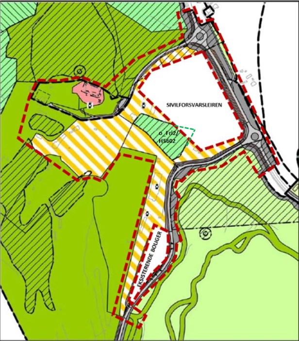Del 2 er i løpet av prosessen tatt ut etter annonsering av planarbeidet, og skal reguleres i en egen plan Formålet med planarbeidet Hensikten med planen er å legge til rette for utvikling av anlegget