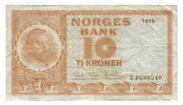 To små stifthull/two minor pin holes 1 1 800 689 50 kroner 1958. C8723346 1/1+ 500 690 50 kroner 1960. D5038874 1 400 691 Lot 2 stk.