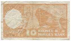 Z0712563. RR. Erstatningsseddel/replacement note 1/1-1 500 694 10 kroner 1972. H0000800 1/1-100 695 10 kroner 1972. Z0011316.