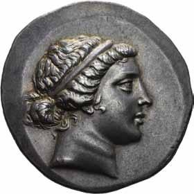 Antikke mynter 1082 1082 AEOLIS, Kyme, etter 165 f.kr.