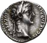 207 1+ 900 1121 Augustus 27 f.kr.-14 e.kr., denarius, Lugdunum 2 f.kr.-4 e.kr. R: Gaius og Lucius Caesars stående S.