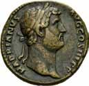 Antikke mynter 1154 1154 Hadrian 117-138, Æ sestertius, Roma 136 e.kr. R: Diana stående mot venstre S.3645 RIC.