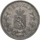 21 1/1-400 1262 2 kroner 1892 NM.