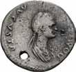 2731 RIC.99/107 01 1 500 Ex. Gerh. Hirsch 10/2-1993 nr.810 124 125 124 Domitian 81-96, denarius, Roma 192/3 e.kr. R: Minerva stående mot høyre S.2736 var RIC.172 1/1+ 250 Ex.