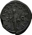 10 189 Philip I 244-249, antoninian, Roma 245 e.kr. R: Philip sittende mot venstre S.8943 RIC.