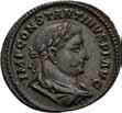 c64 282 Licinius I 308-324, bill. Argenteus, Treveri, 312 e.kr. R: Jupiter sittende på ørn stående mot høyre S.15144 RIC.825(r3) 1+/01 1 000 Ex. H. D. Rauch nr.26 26/2-2001 nr.