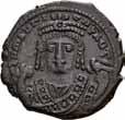 Tamco Numismatics 30/10-1993 392 Maurice Tiberius 582-602, Æ follis, Antiokia, 594-595 e.kr. R: Stor M S.533 DOC.161-73 1+/01 800 Ex.