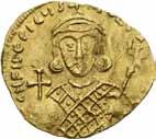 428 428 Justinian II (andre regjering) 705-711, tremissis, Constantinople (1,45 g).