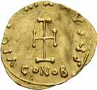 6173 429 429 Philippicus (Bardanes) 711-713, tremissis, Constantinople (1,29 g). R: Kors S.1452 DOC.6 1+ 2 500 Ex.