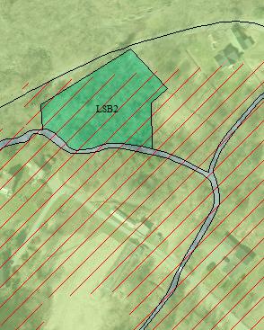 Nyvold, LSB2 Dagens arealformål Foreslått arealformål Areal LNF-formål Spredt boligbygging i LNF-areal, felt LSB2 Ca. 2,7 daa Området ligger langs Fv. 808, Øyekleiva. Lengst nord i området Klevemoen.